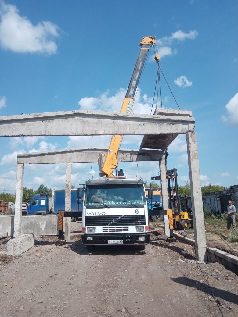 Погрузо-разгрузочные работы при помощи автокрана с траверсами в Казани  недорого